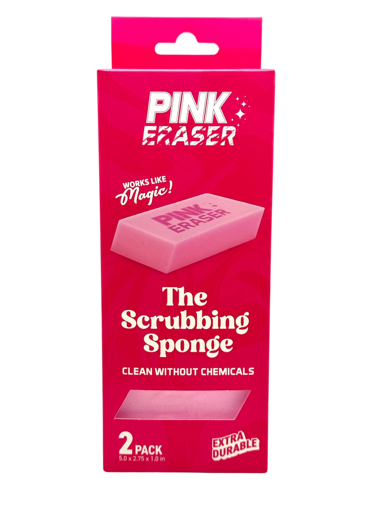 Pink Eraser - The Scrubbing Sponge -