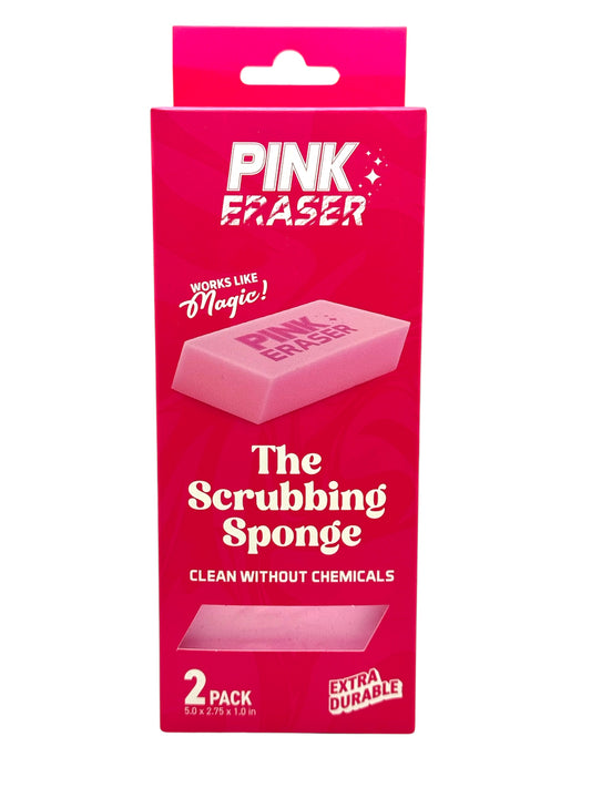 Pink Eraser - The Scrubbing Sponge -