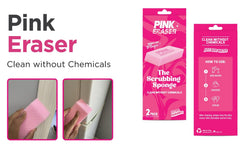 Pink Eraser - The Scrubbing Sponge - Pink Formula