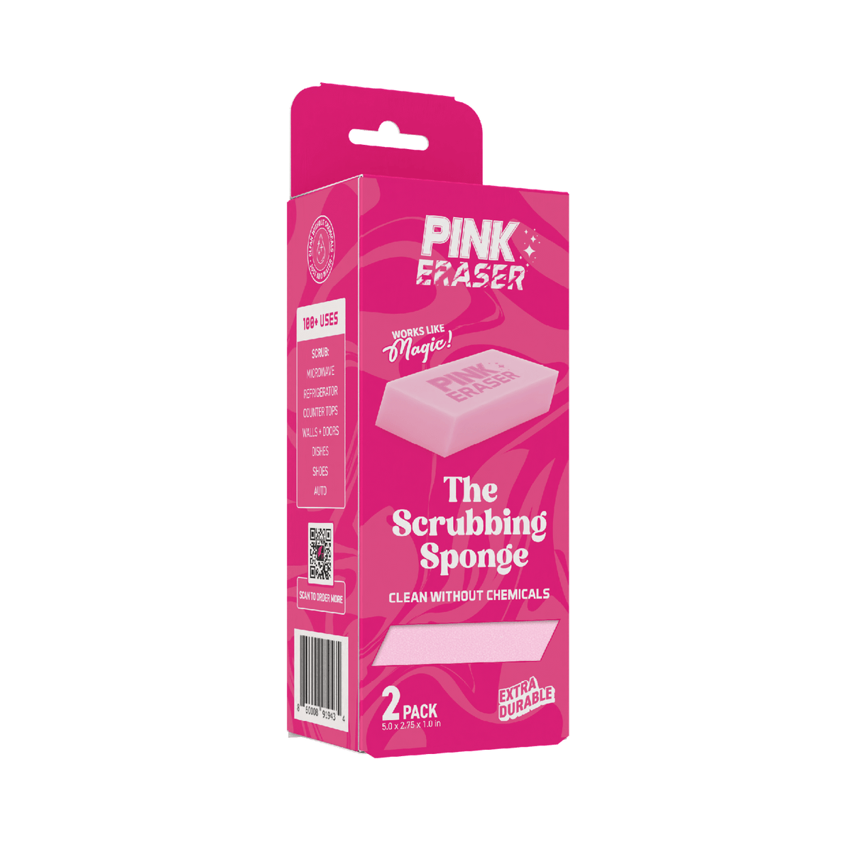 Pink Eraser - The Scrubbing Sponge - Pink Formula