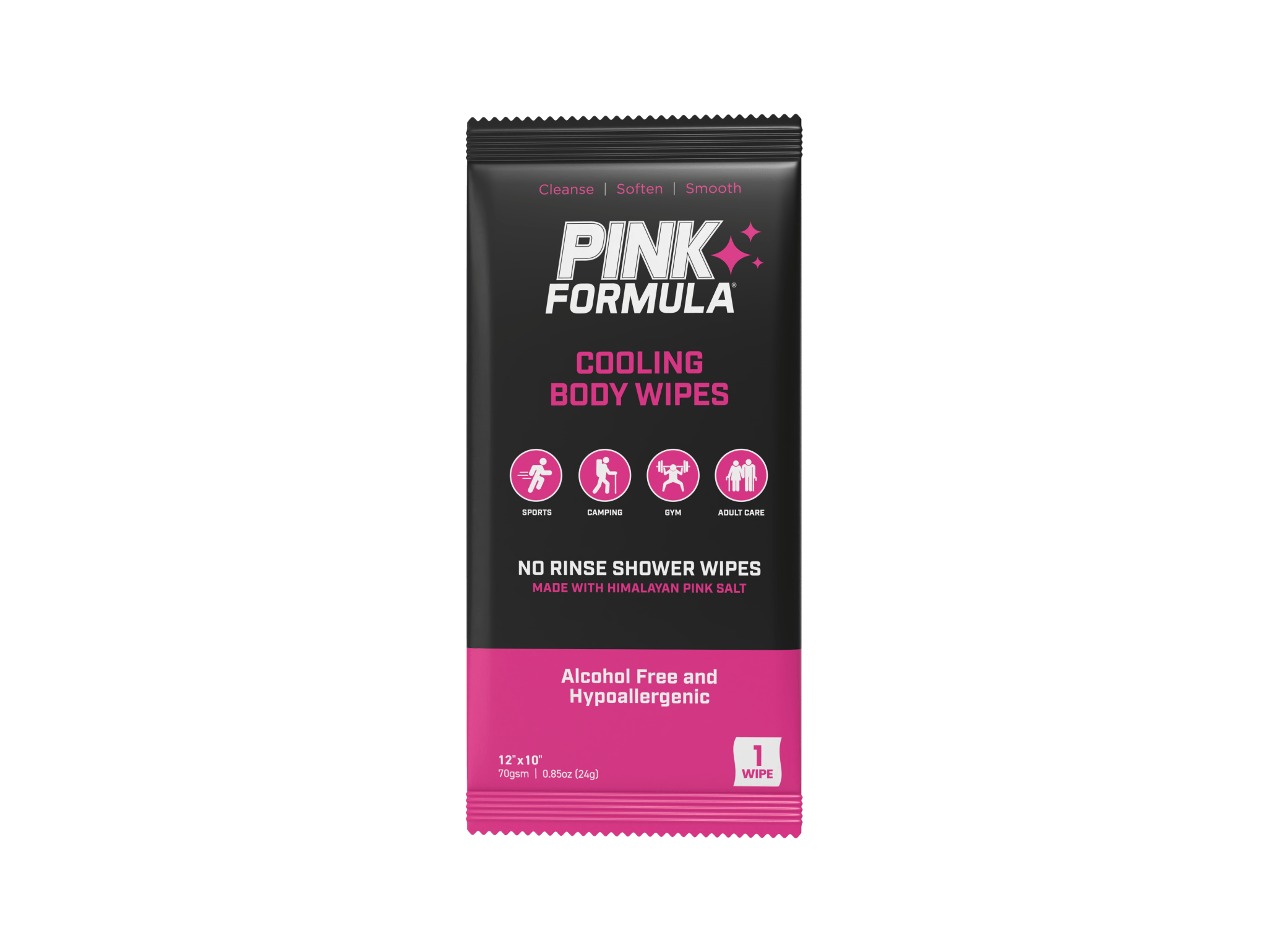 Pink Formula Cooling Body Wipes - Pink Formula