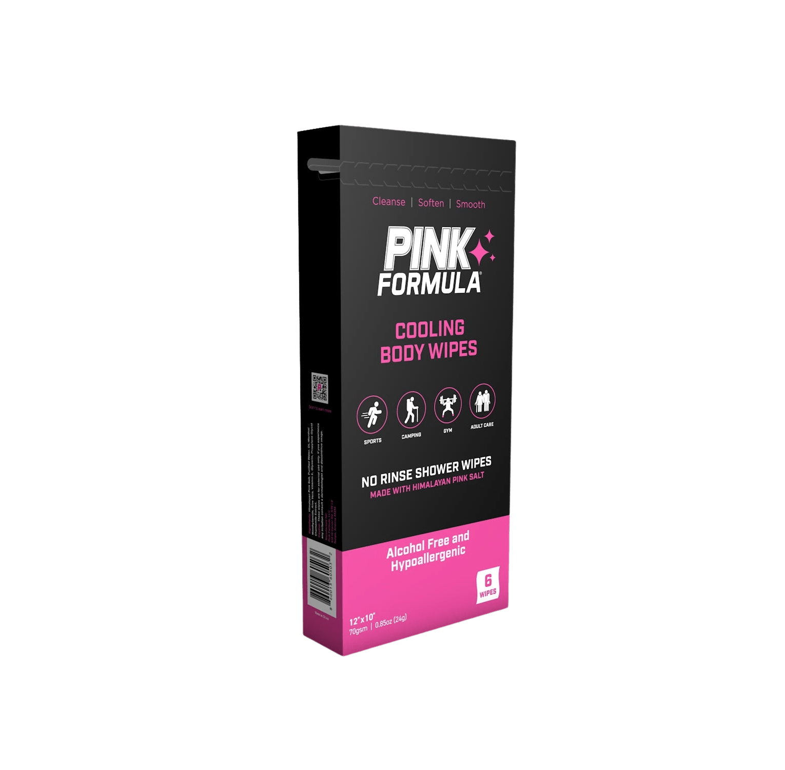 Pink Formula Cooling Body Wipes - Pink Formula